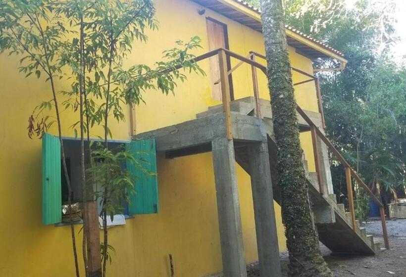 חדר משפחתי נוף לגינה, Casinha Amarela Ecolodge Boipeba