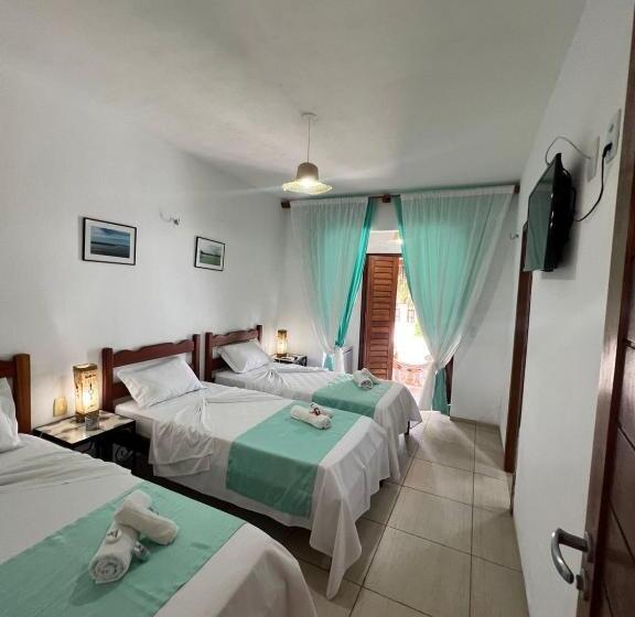 חדר סטנדרט לשלושה עם מרפסת, Pousada 360