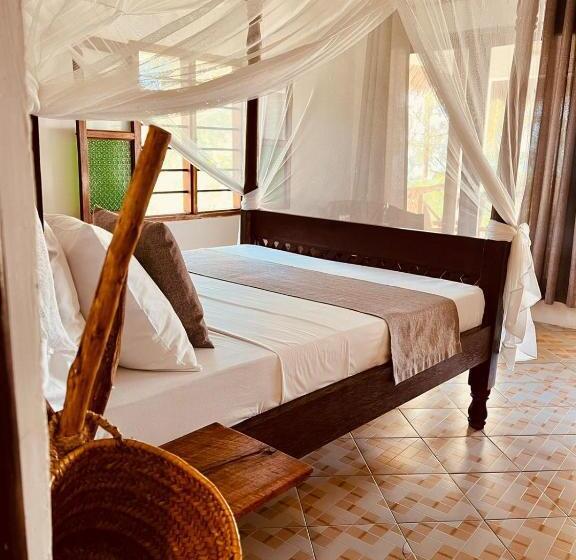 غرفة ديلوكس مطلّة علي البحر, Helwas Zanzibar Beach