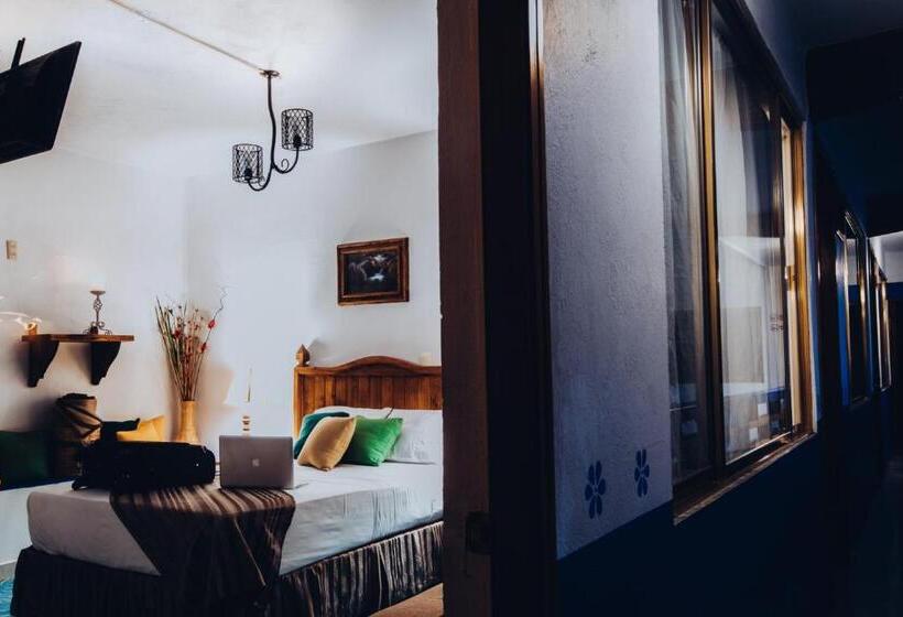 스탠다드 룸 가든 전망, Hostal Plaza Central