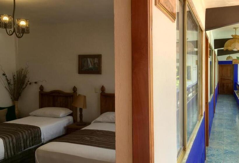 스탠다드 룸 가든 전망, Hostal Plaza Central