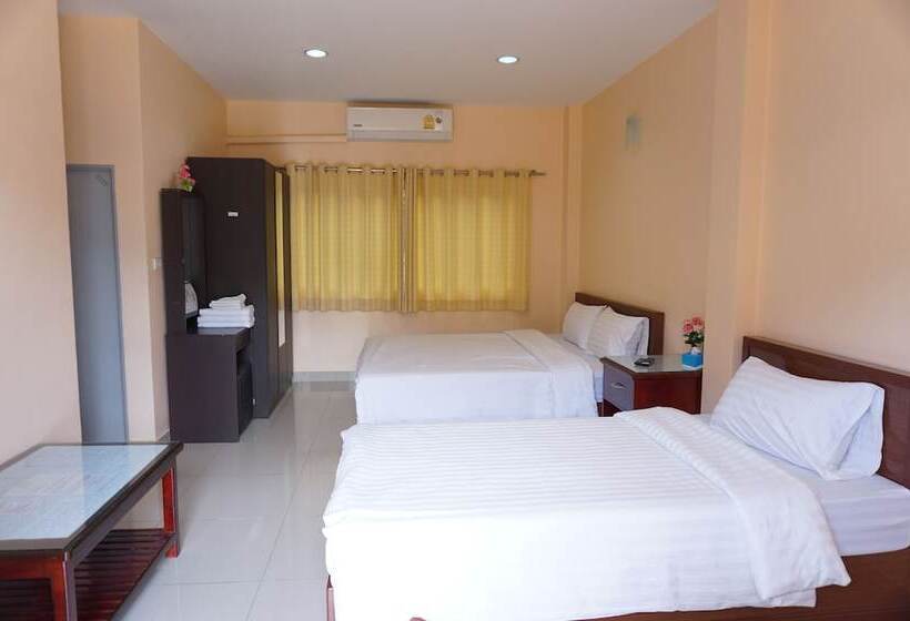 غرفة قياسية ثلاثية, Jirasin Hotel & Apartment