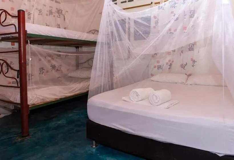 バスルーム共同エコノミー4人部屋, Casa Surf Mar Azul