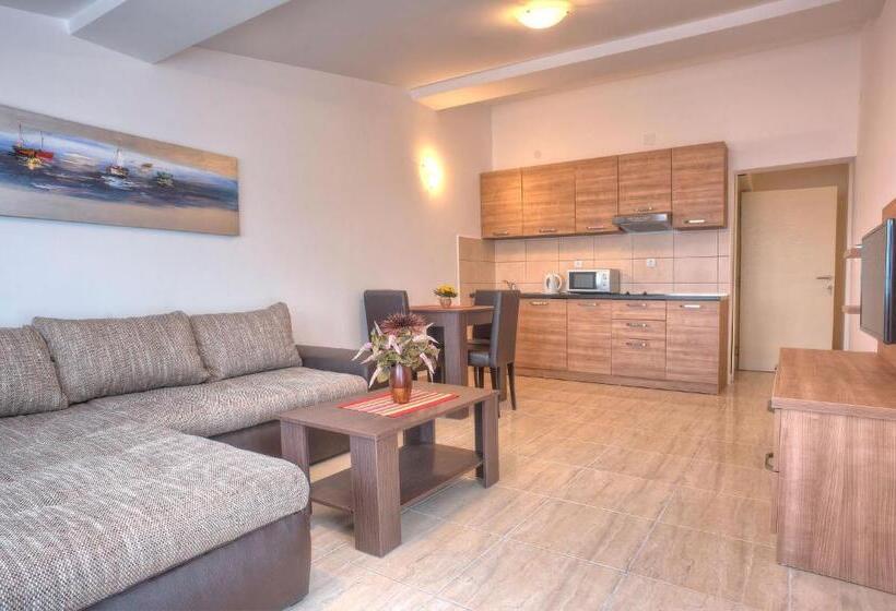 آپارتمان 2 خوابه با چشم‌انداز دریا, Guest House Maslina