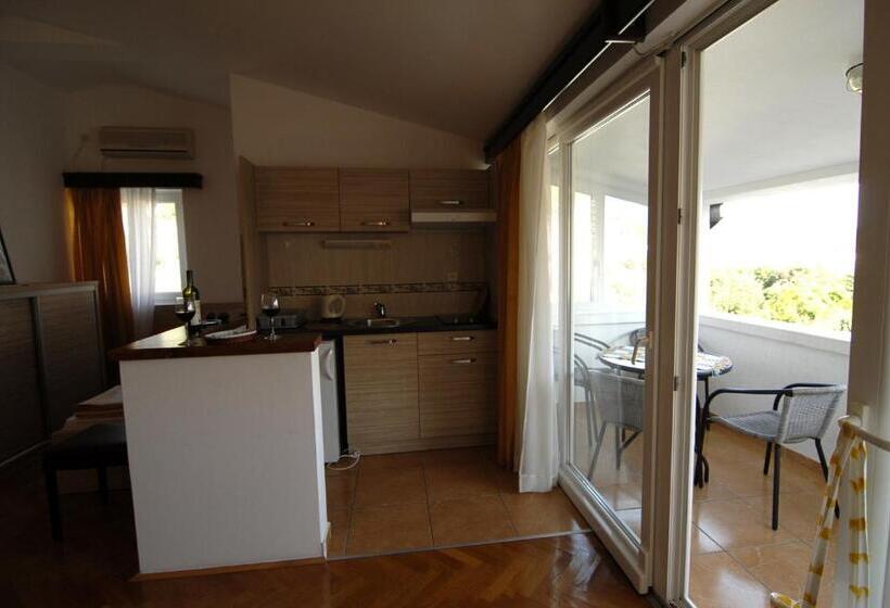 آپارتمان 1 خوابه با چشمانداز دریا, Guest House Maslina