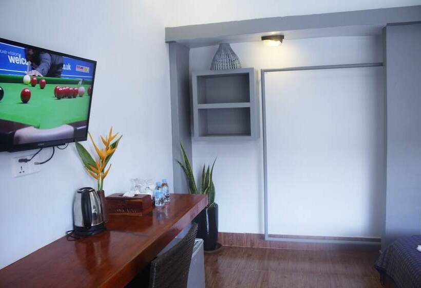اتاق استاندارد با چشم‌انداز استخر, Ramchang Guesthouse