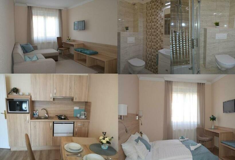 1 Sovrums Deluxe Lägenhet, Aqua Panzió