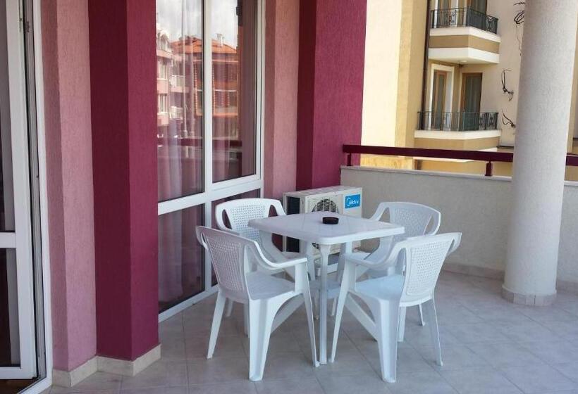 침실 1개 발코니 아파트, Cabana Beach Club Complex