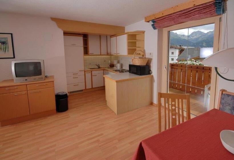 带阳台两卧公寓, Apart Hotel Garni Kofler