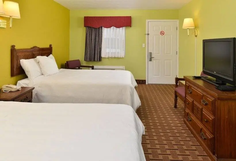2ダブルベッドのスタンダードルーム, American Inn Princeton