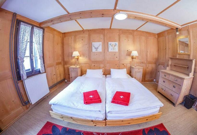 חדר סטנדרט חדר אמבטיה משותף, Guest House Du Grand Paradis On Piste