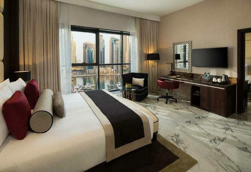 带大床的高级房间, Millennium Place Dubai Marina