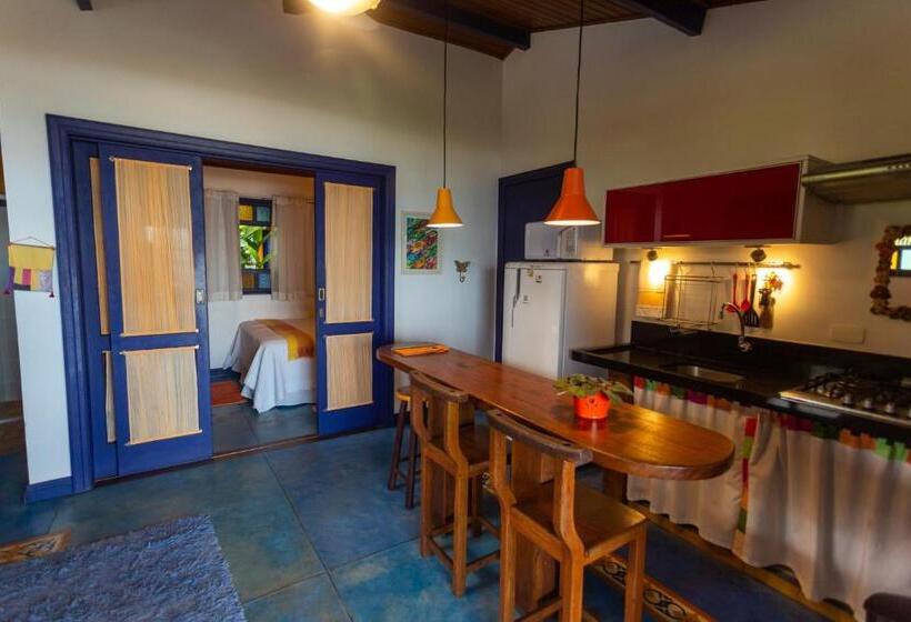 חדר סטנדרט לארבעה נוף לים, Pousada Dimari