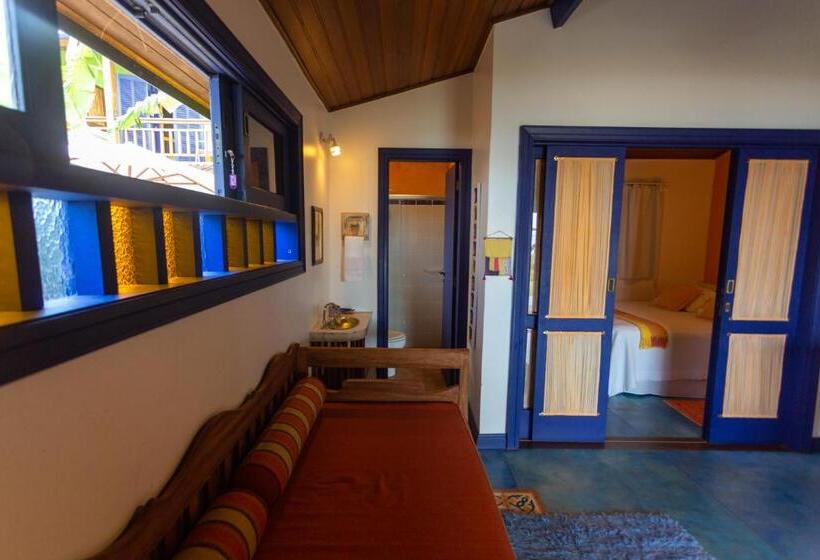 חדר סטנדרט לארבעה נוף לים, Pousada Dimari