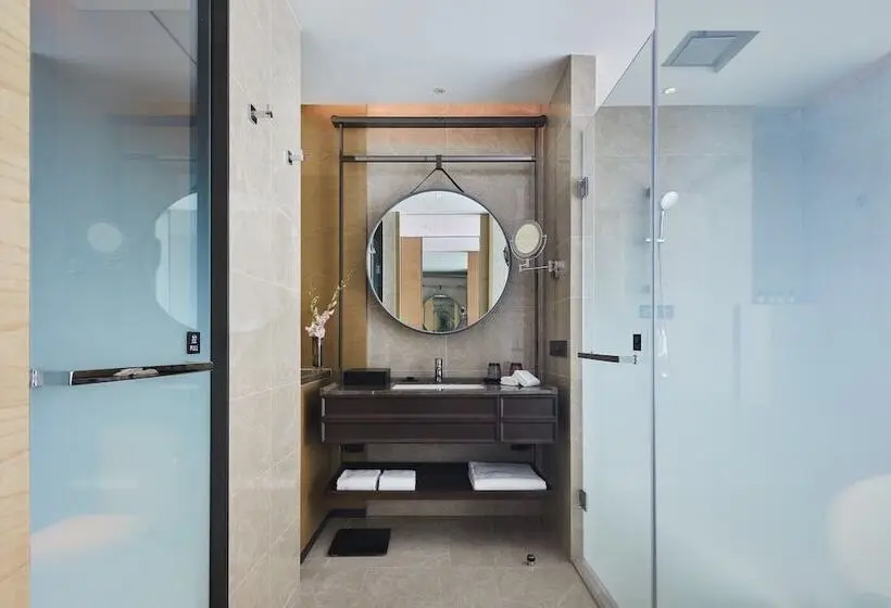 シティビューのデラックスルーム, Pullman Shanghai Qingpu Excellence