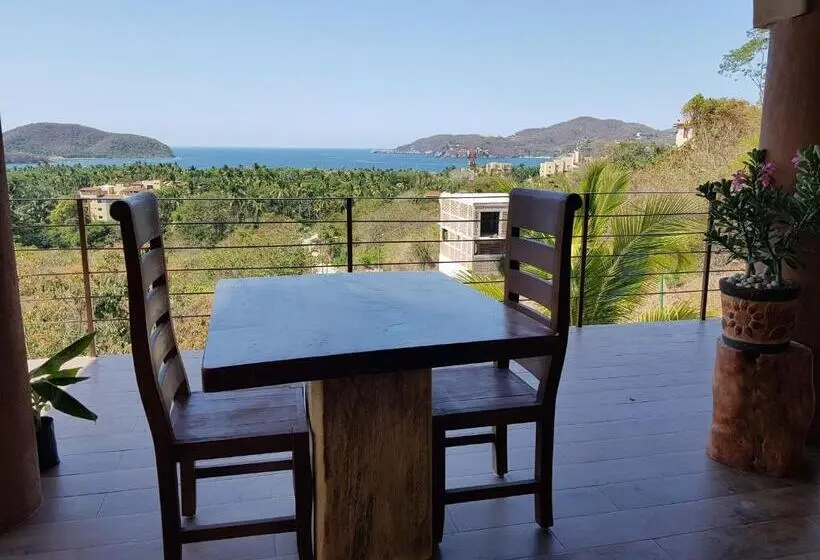 اتاق استاندارد با تخت بزرگ, Casa Arcoiris Zihuatanejo B&b
