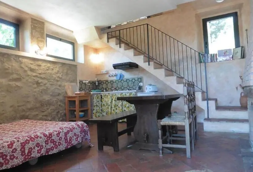 テラス付き１ベッドルームアパートメント, Agriturismo I Pitti