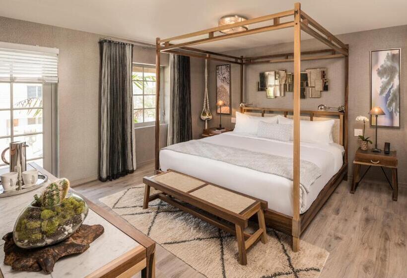 Quarto Estandar Cama King para Deficientes Físicos, Lennox Miami Beach
