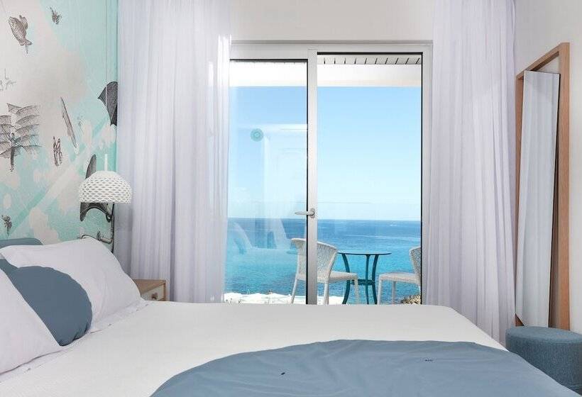 غرفة قياسية إطلالة جانبية علي البحر, Mar Azul Pur Estil Hotel & Spa