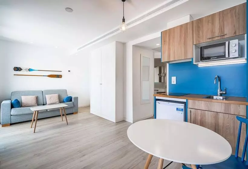 apartamento de 1 dormitório vista mar lateral, Thb Gran Bahia