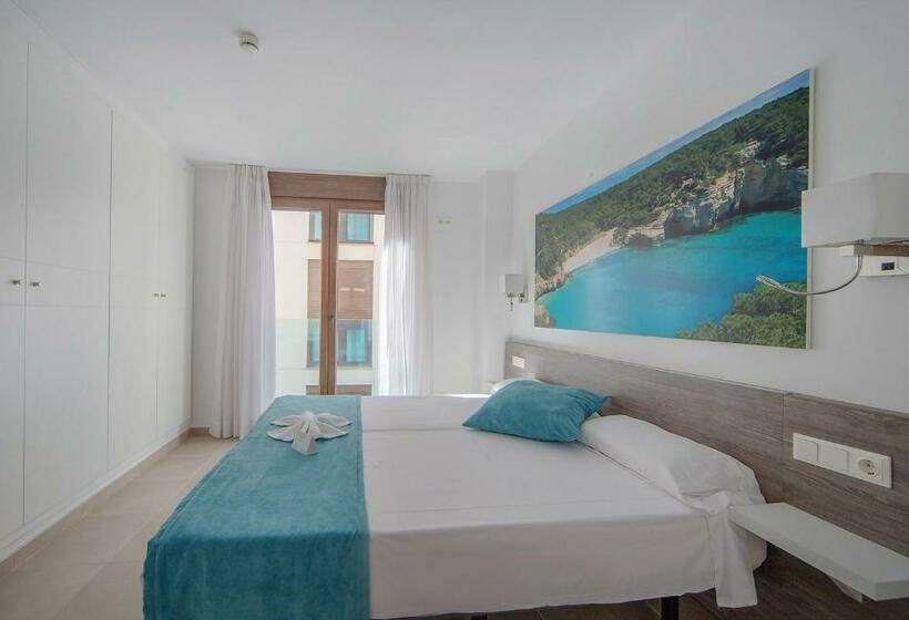 شقة غرفتين نوم إطلالة جانبية على البحر, Aparthotel Ferrer Skyline