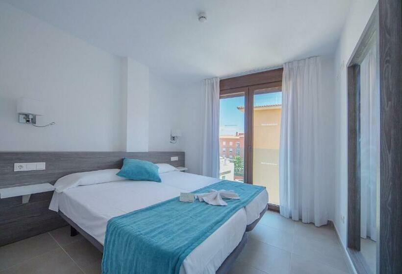 侧面带海景及2个卧室的公寓, Aparthotel Ferrer Skyline