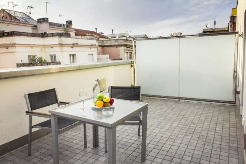 Chambre Standard avec Terrasse, Zenit Barcelona