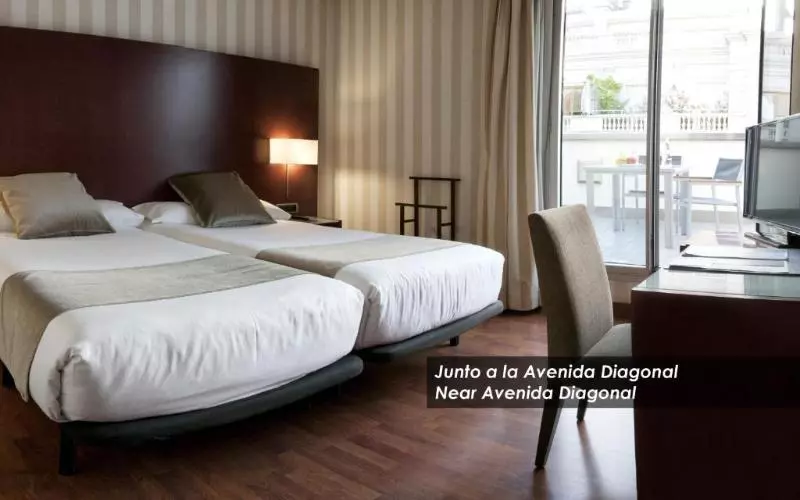 Chambre Standard avec Terrasse, Zenit Barcelona
