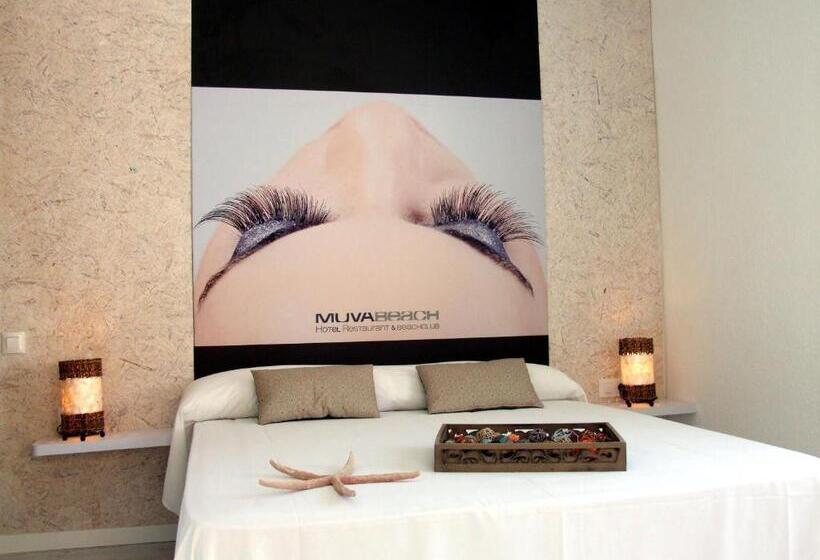 اتاق سوپریور با چشمانداز جانبی دریا, Muva Beach