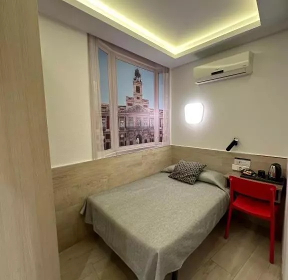 اتاق اکونومی یک تخته, Hostal Castilla Ii Puerta Del Sol