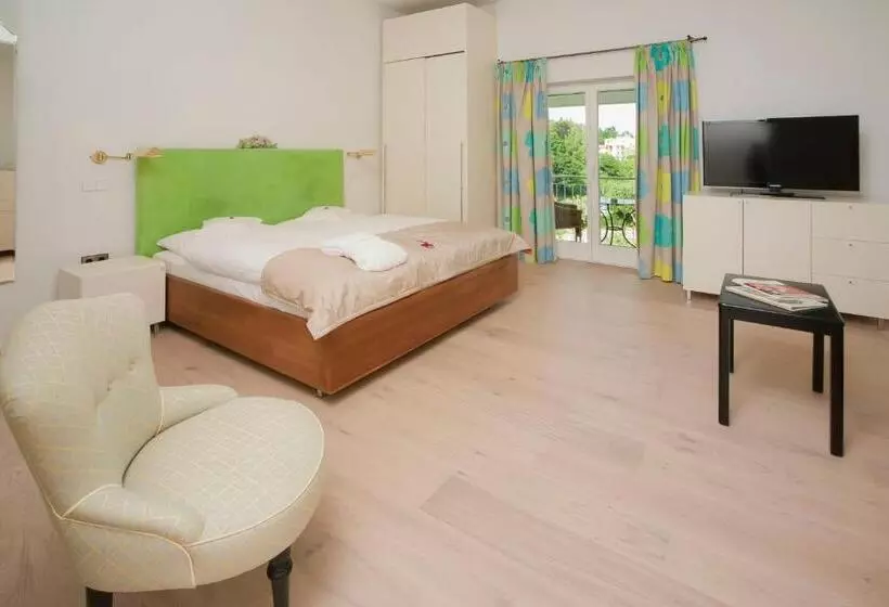 Standard-huone Järvinäkymä, Seehotel Hubertushof