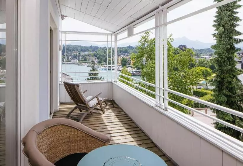 Standard-huone Parveke, Seehotel Hubertushof