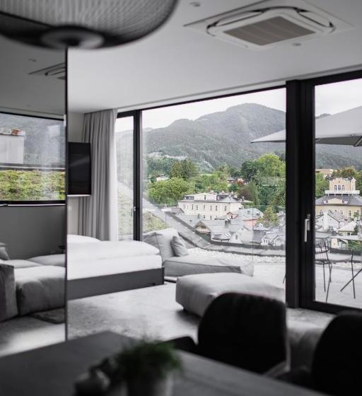 带露台的套间, Stadthotel Goldenes Schiff