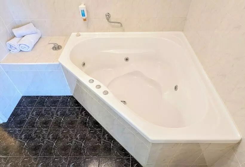 اتاق لوکس با وان آب گرم, Arkana Motor Inn & Terrace Apartments