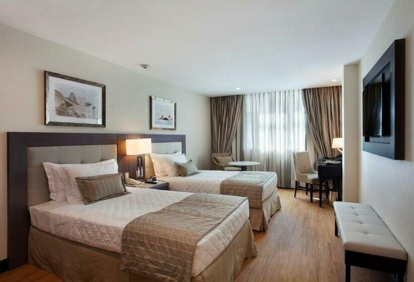 수피리어 룸 측면 바다 전망, Miramar by Windsor Copacabana