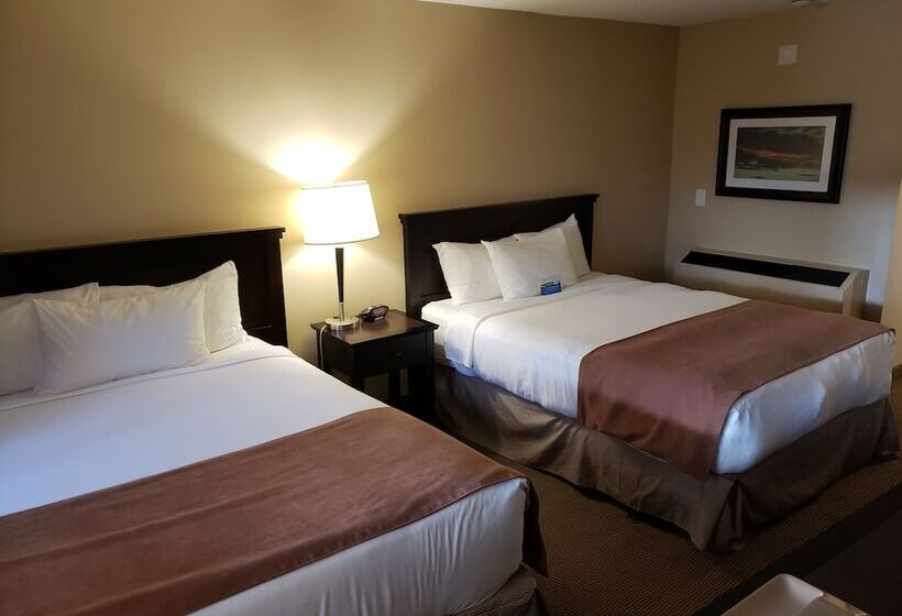 带2个双人床的标准工作室, Baymont By Wyndham Red Deer