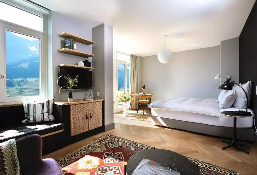 سوئیت جونیور با چشم‌انداز کوهستان, Bellevue Parkhotel & Spa   Relais & Châteaux