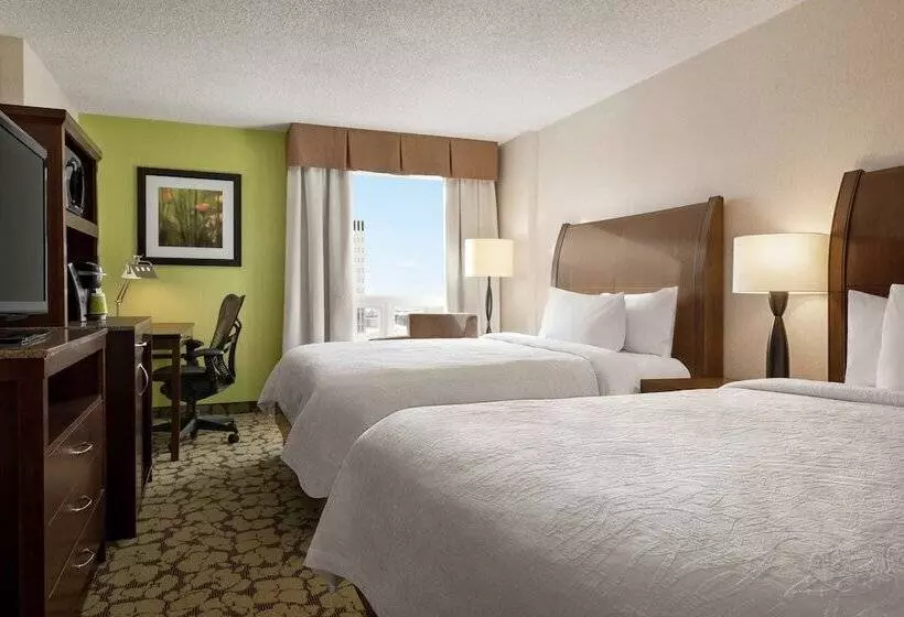 اتاق استاندارد با 2 تخت دوبل, Hilton Garden Inn Saskatoon Downtown