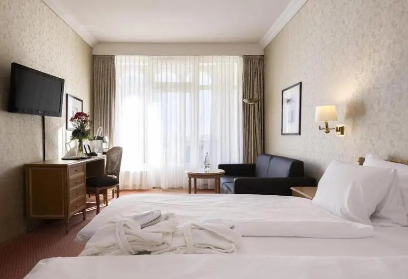 اتاق لوکس با تخت بزرگ, Grand Hotel Beau Rivage Interlaken