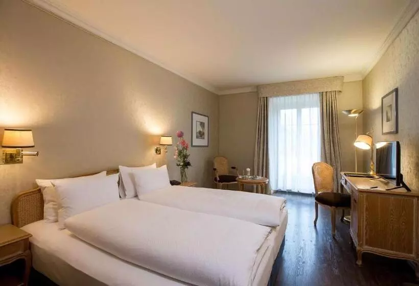 اتاق استاندارد با تخت بزرگ, Grand Hotel Beau Rivage Interlaken
