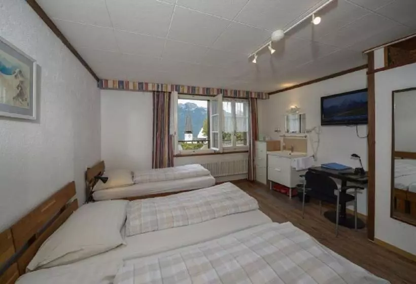 اتاق استاندارد سه نفره, Swiss Lodge Hotel Bernerhof Wengen