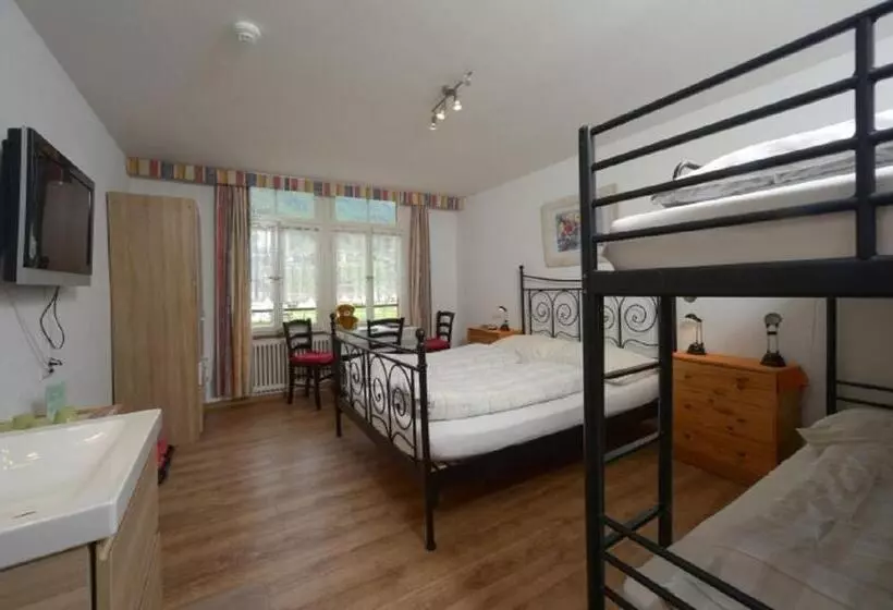 اتاق استاندارد چهار تخته, Swiss Lodge Hotel Bernerhof Wengen