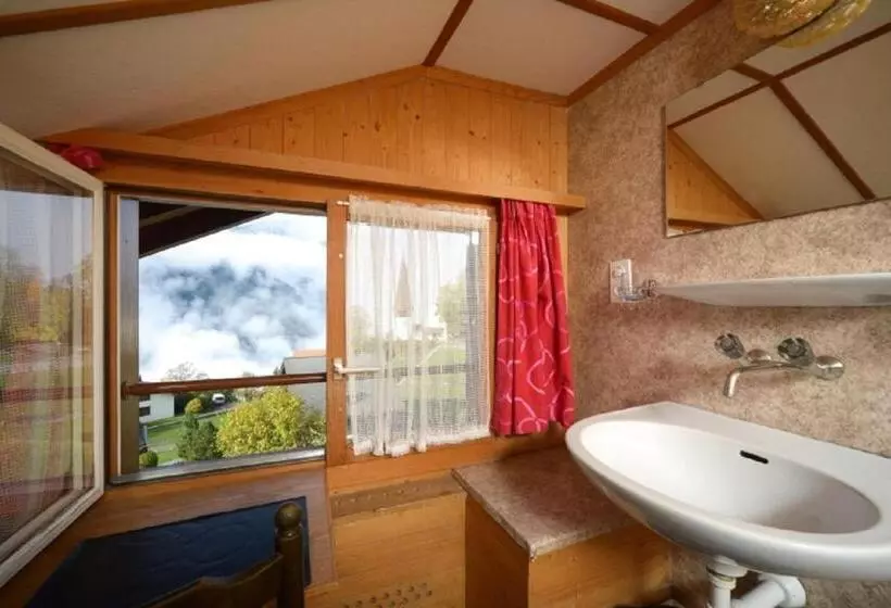 اتاق استاندارد با سرویس بهداشتی مشترک, Swiss Lodge Hotel Bernerhof Wengen