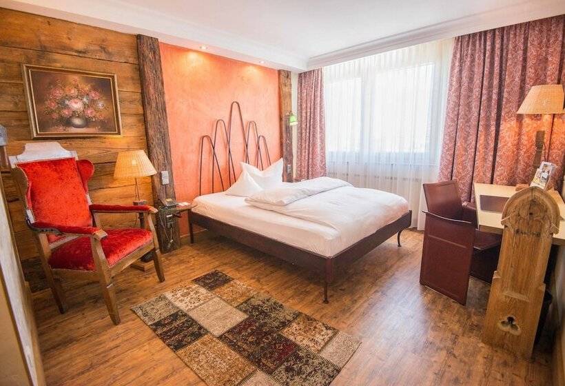 غرفة كومفورت فردية, Ringhotel Alpenhof   Patchwork