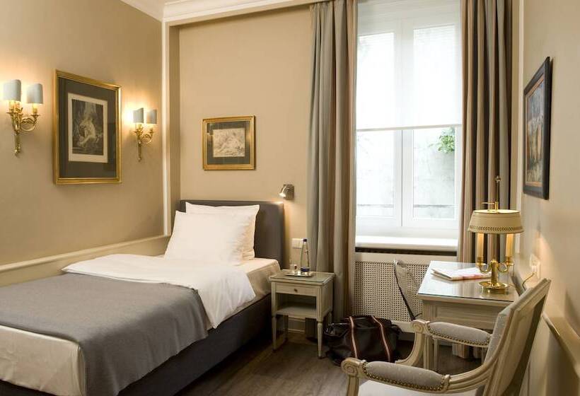 带园景的单人房, Boutique Hotel Splendid