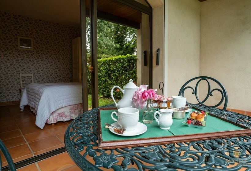 适合残疾人使用的标准间, Hôtel Moulin De Val De Seugne