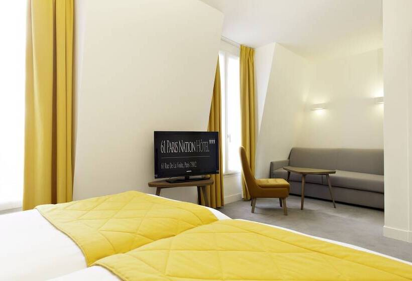 家庭套房, Best Western Plus 61 Paris Nation