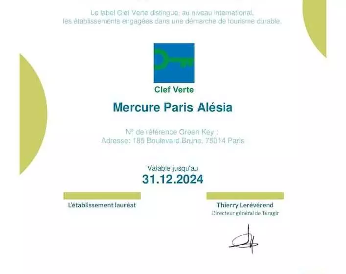バルコニー付きスーペリアルーム, Mercure Paris Alesia