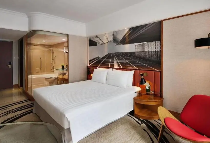 اتاق دلوکس با تخت کینگ و چشمانداز شهر, The Park Lane Hong Kong, Autograph Collection