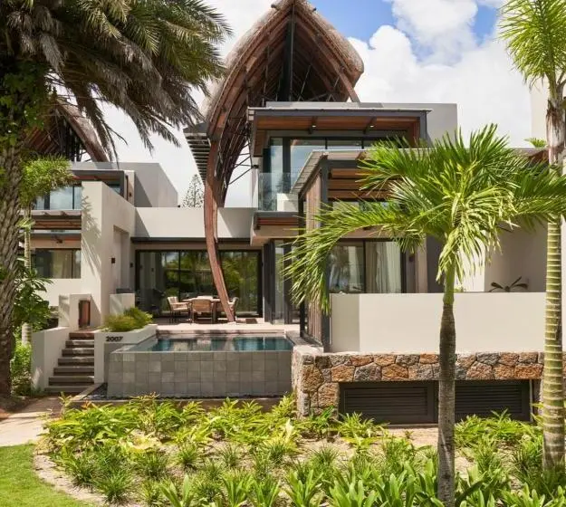 Villa 1 Makuuhuone Merinäkymä, Lux Grand Baie Resort & Residences